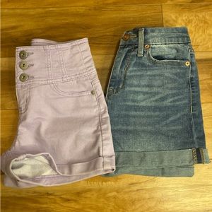 Bundle of 2!!!! Juniors Shorts